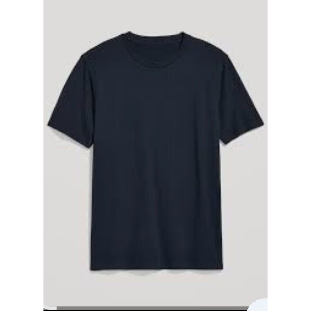 Mens Old Navy Sz Large Soft-Washed Dark Blue T Shirt  Short Sleeve Casual Crew *